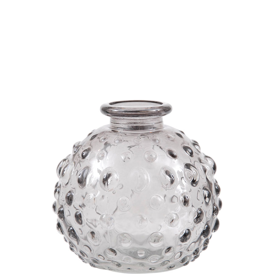 Sklenená mini váza Flarr Grey
